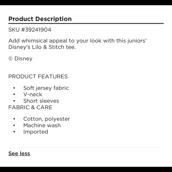 NEW DISNEY Lilo & Stitch Tee Shirt Gray Medium Juniors - Picture 3 of 16